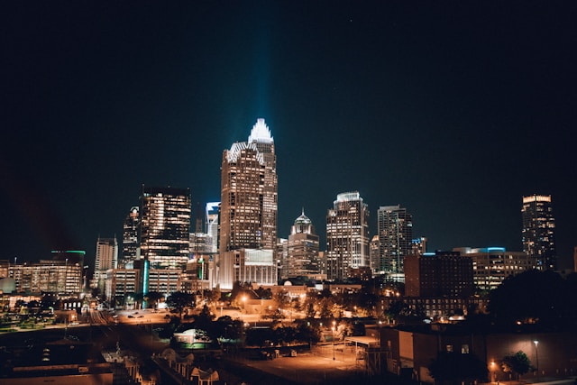 North Carolina skyline related to online sweepstakes gaming discussions